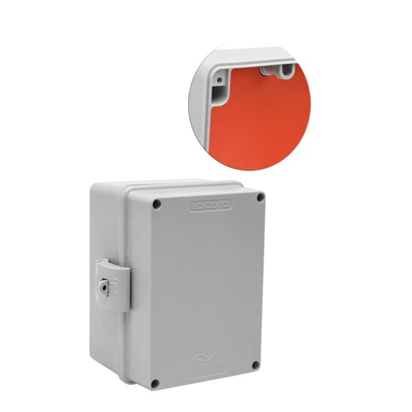 Quadro de Comando Rohdbox Completa 160x120x100 Cinza Opaca IP68