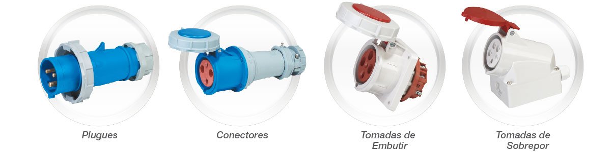 4 modelos de tomadas